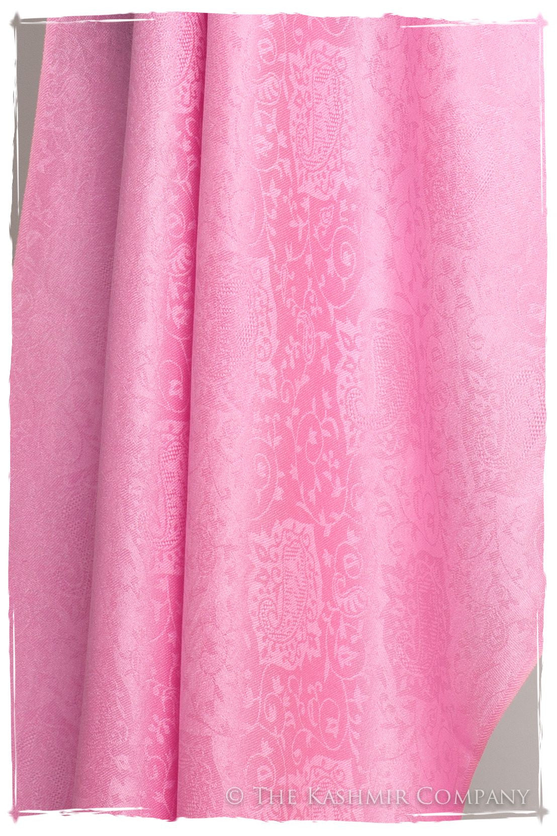 La Rose Jacquard Paisley Silk Scarf / Shawl