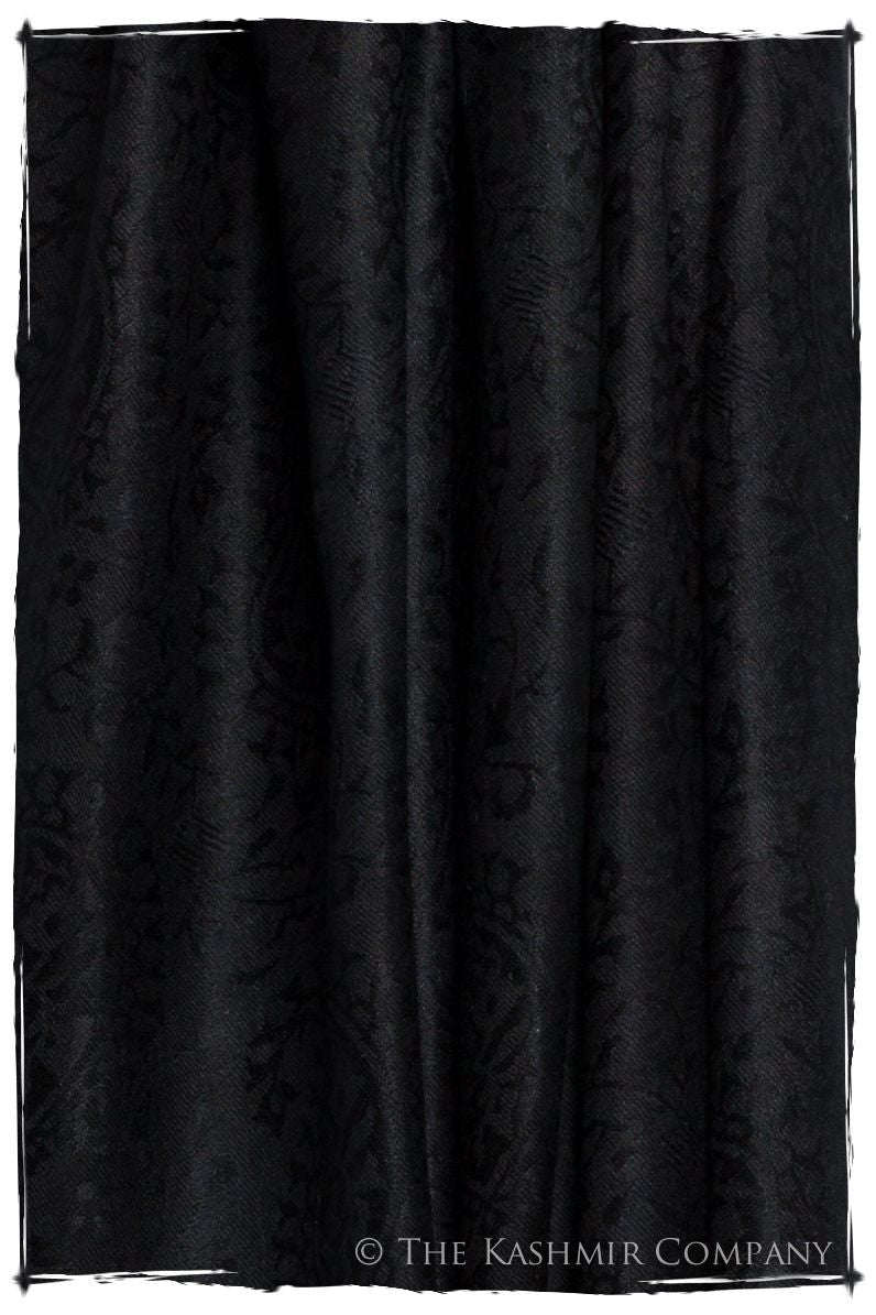 Noir Royale Paisley Silk Scarf / Shawl