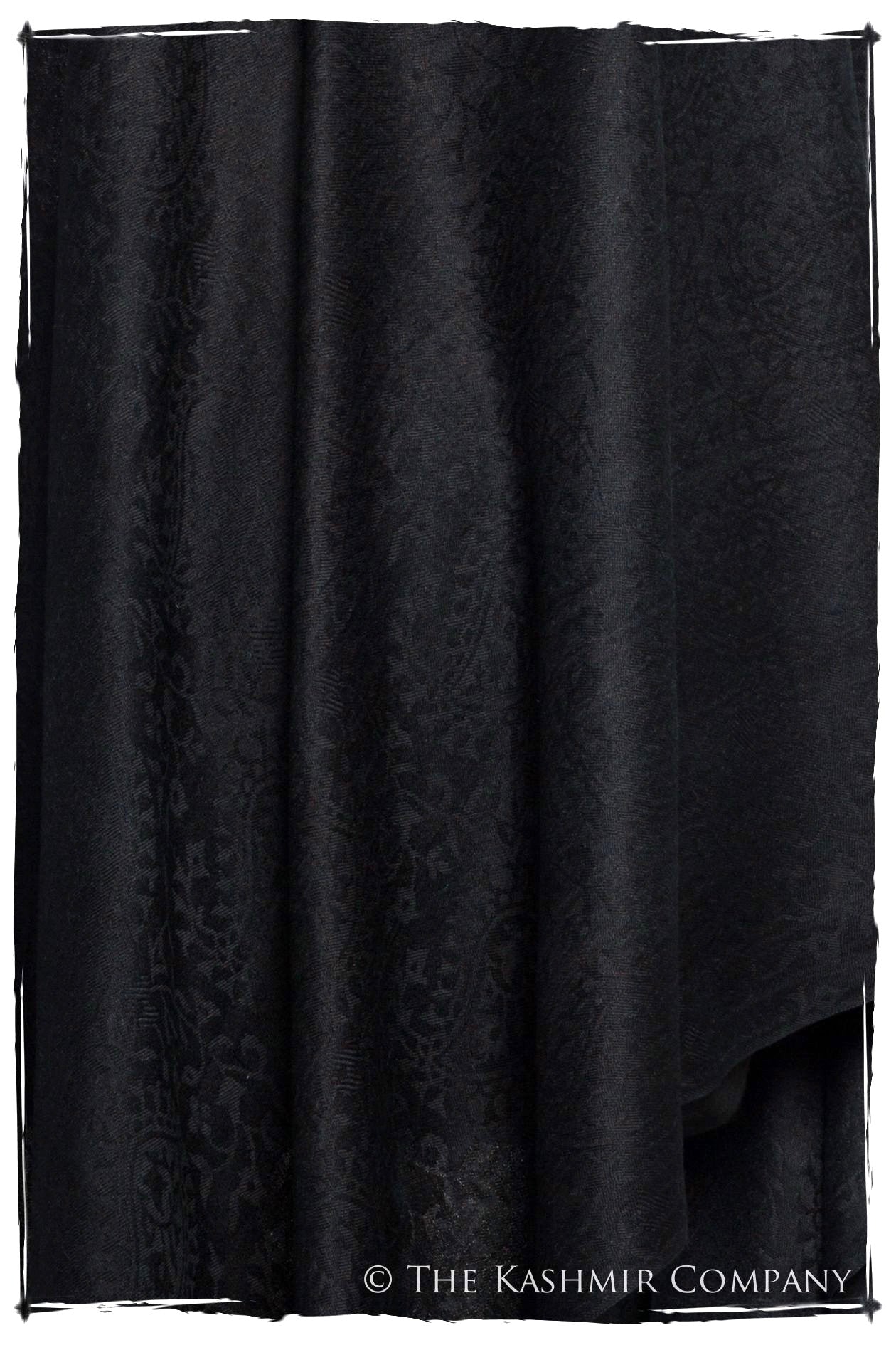 Noir Royale Paisley Silk Scarf / Shawl