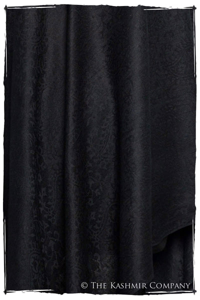 Noir Royale Paisley Silk Scarf / Shawl