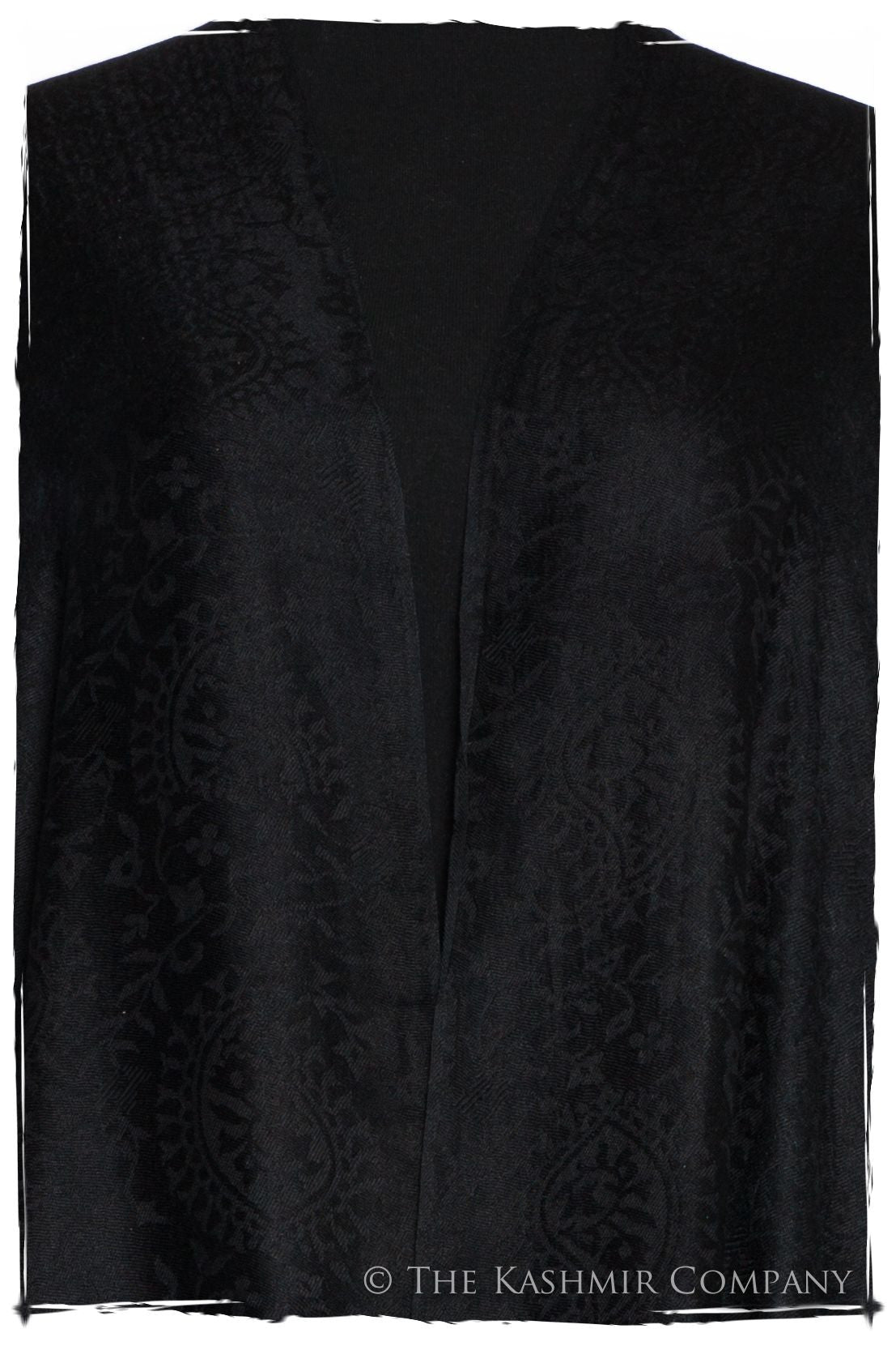 Noir Royale Paisley Silk Scarf / Shawl