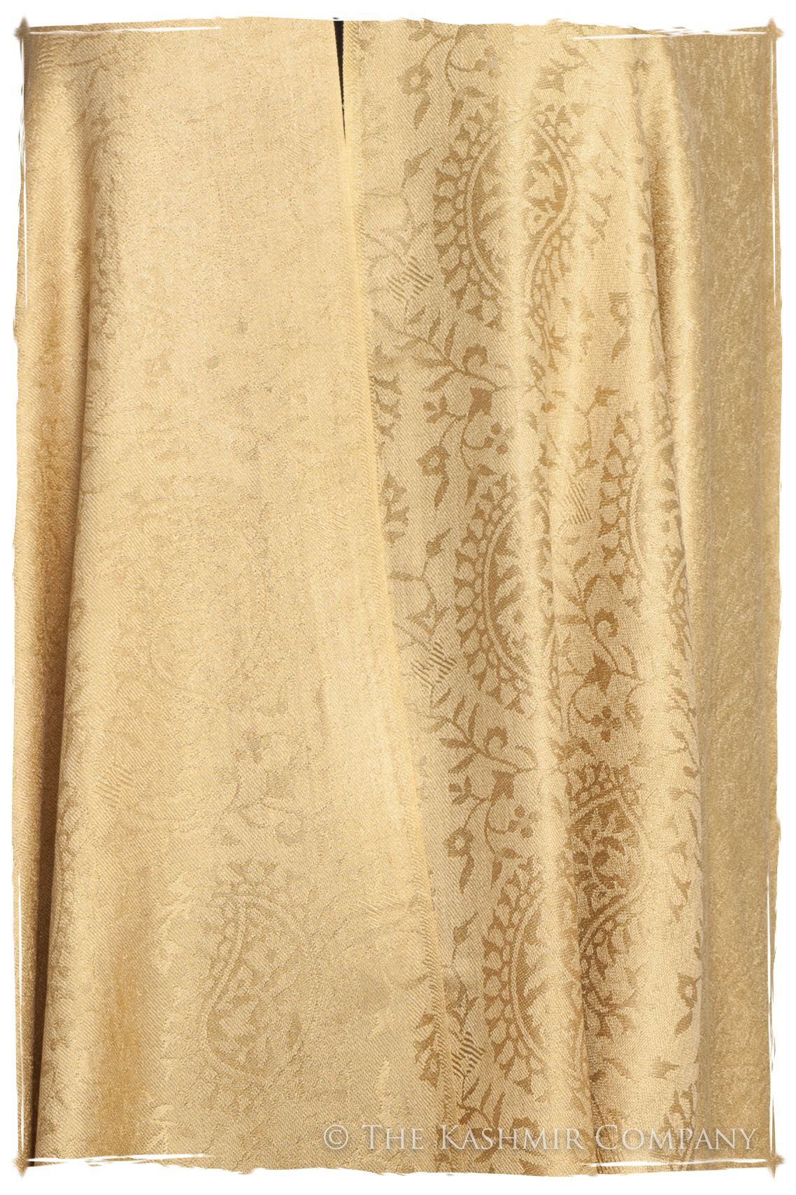 Aztec Gold Royale Paisley Silk Scarf / Shawl