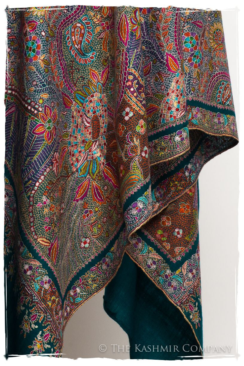 Fleur Tropicale - Grand Pashmina Shawl