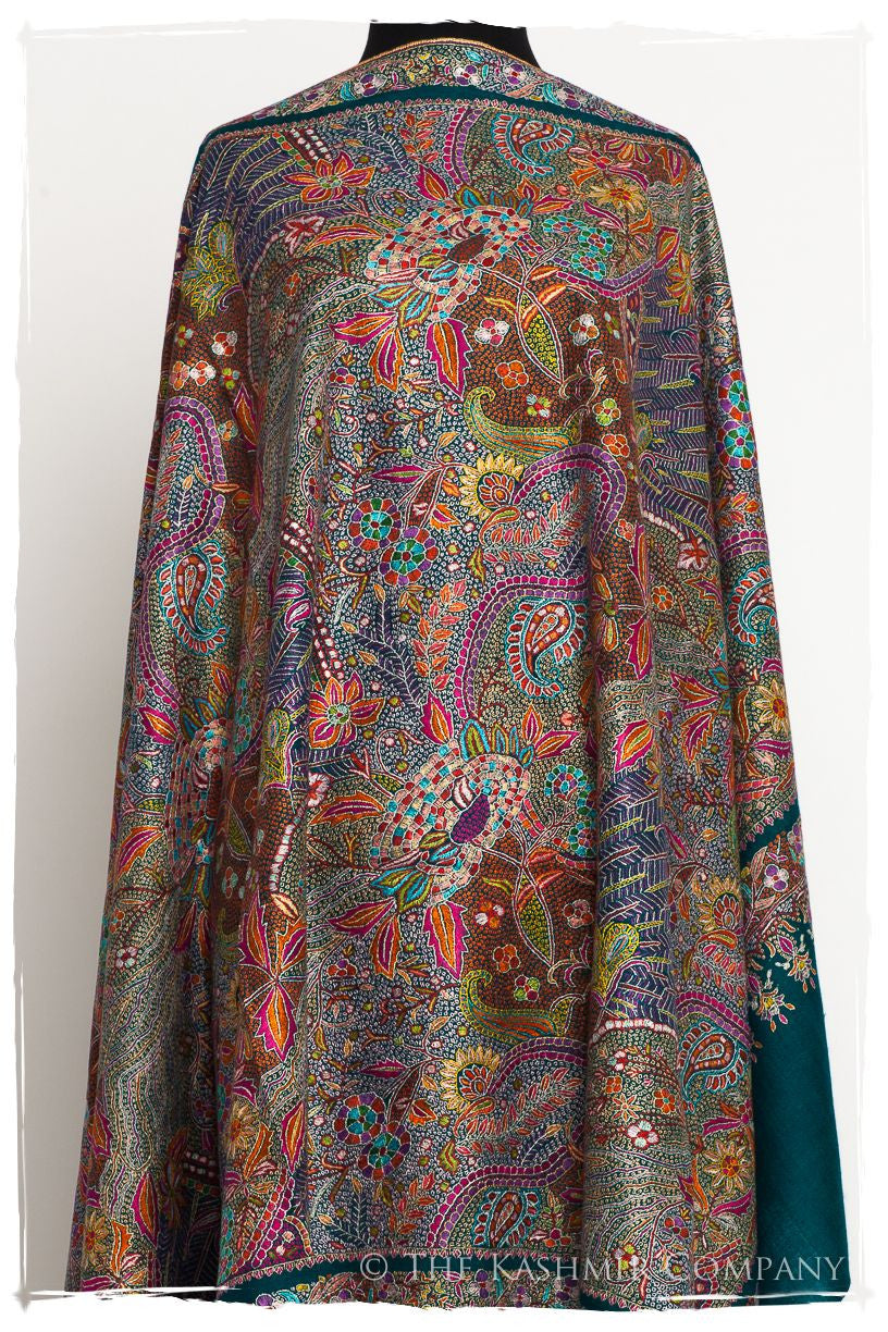 Fleur Tropicale - Grand Pashmina Shawl