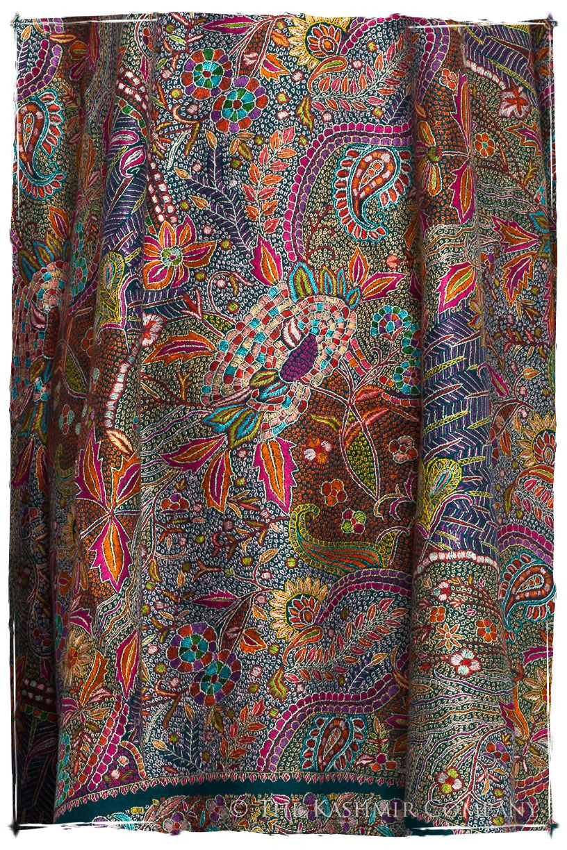 Fleur Tropicale - Grand Pashmina Shawl