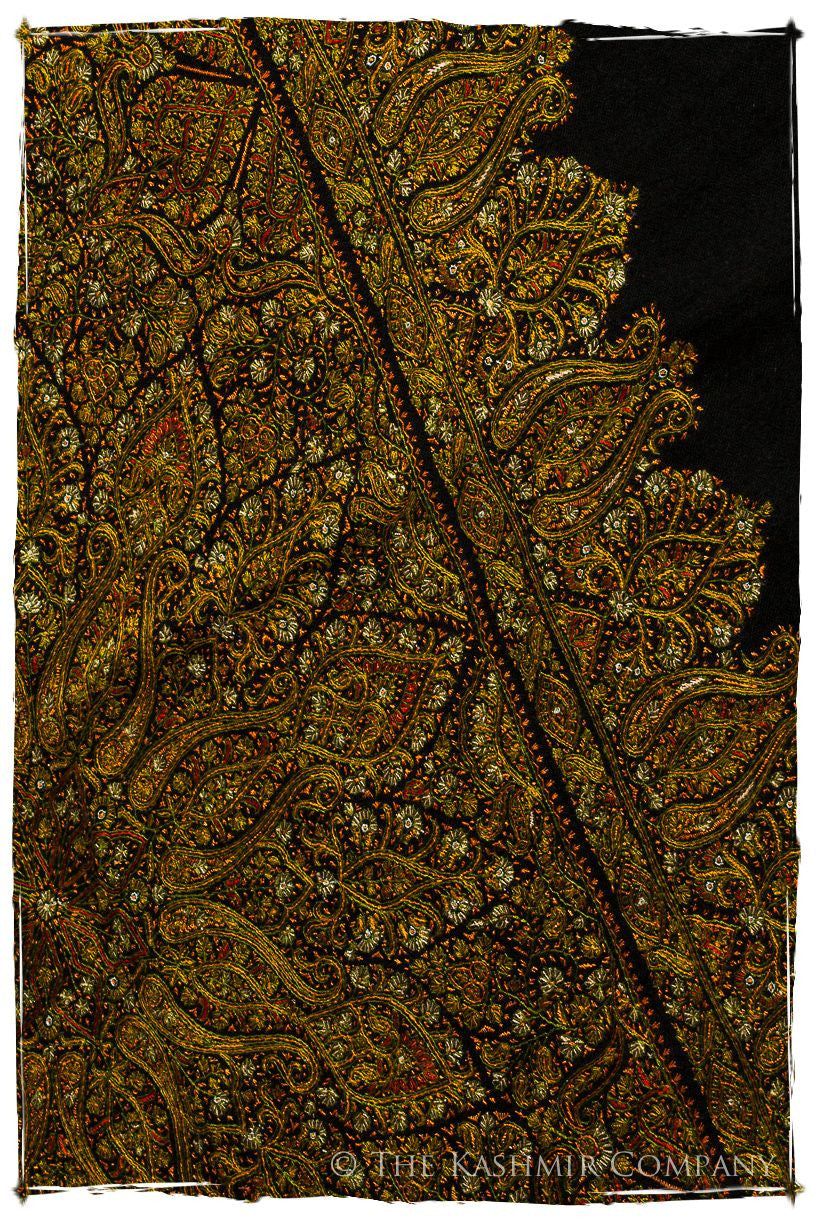 The Golden Tapestry - Grand Pashmina Shawl