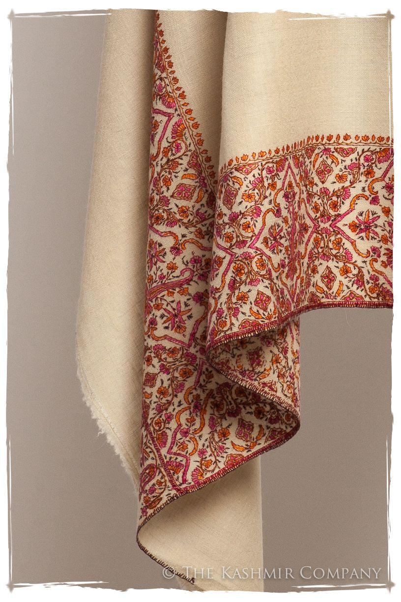 La Orange et Rose - Grand Pashmina Shawl