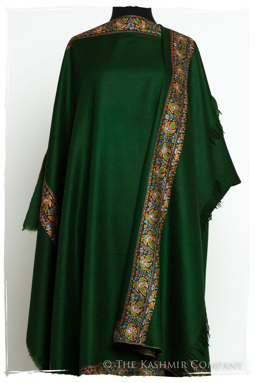 Vert Émeraude - Grand Pashmina Shawl