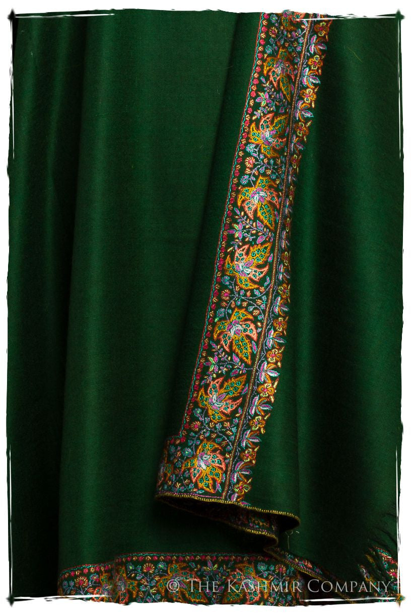 Vert Émeraude - Grand Pashmina Shawl