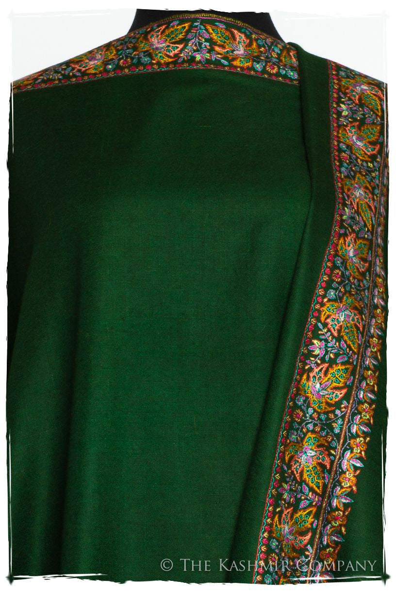 Vert Émeraude - Grand Pashmina Shawl