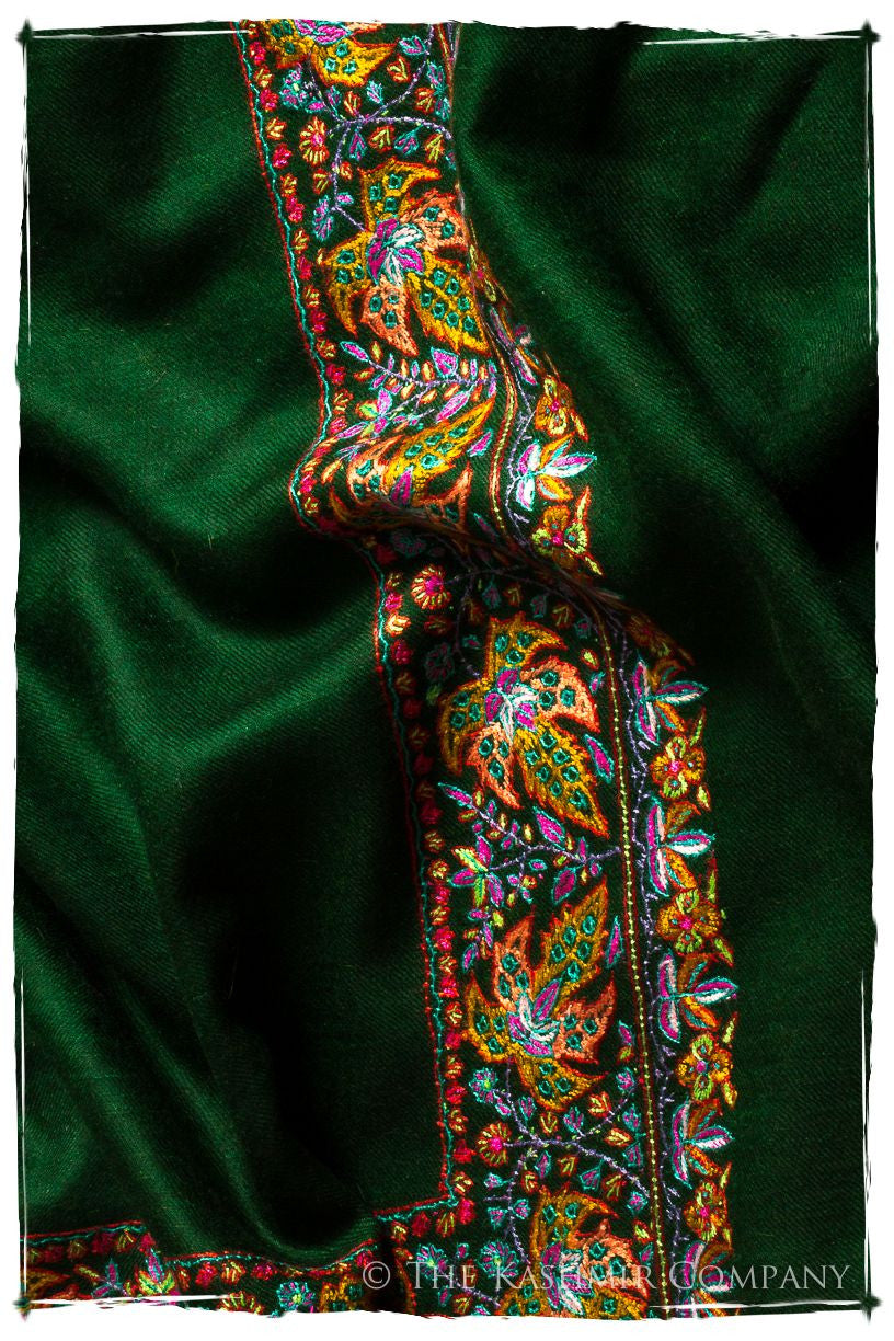 Vert Émeraude - Grand Pashmina Shawl