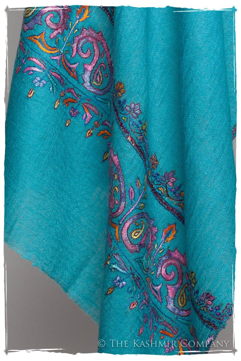 Orient Aqua Frontière L'amour Soft Cashmere Scarf/Shawl