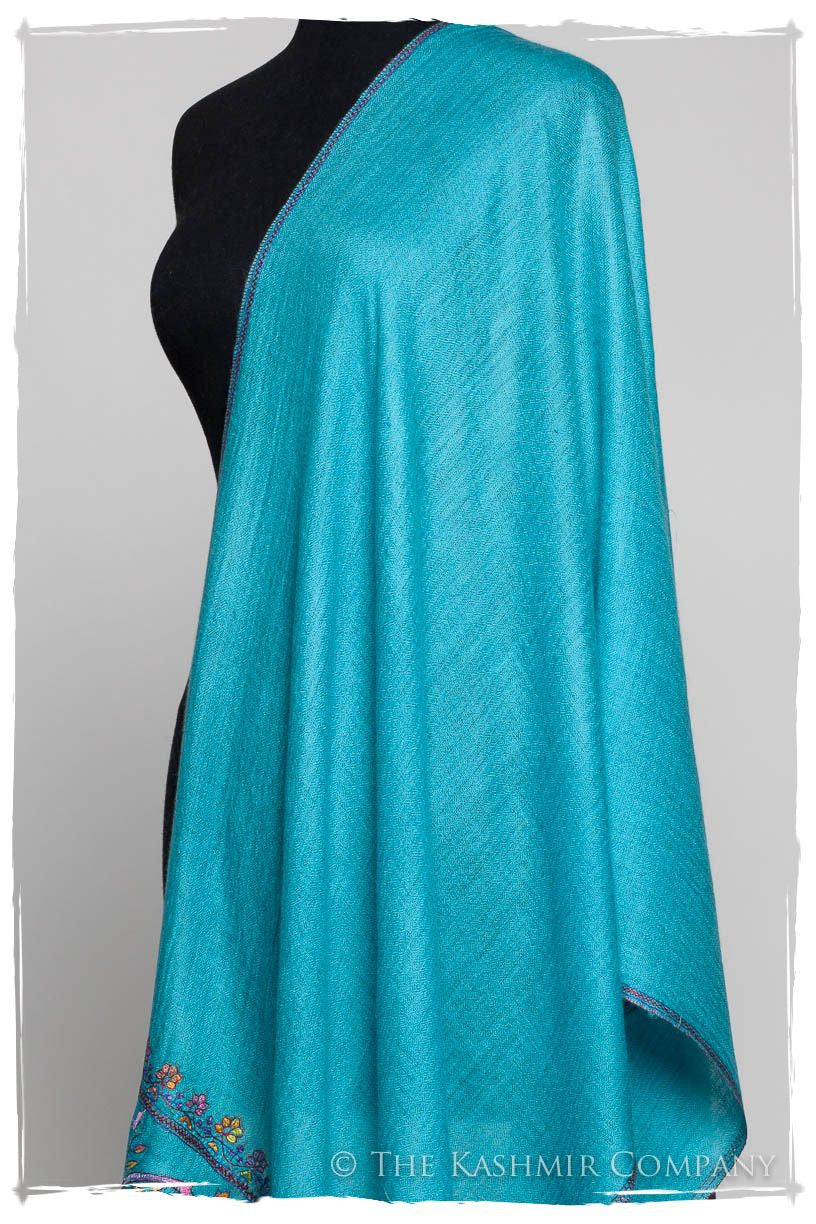 Orient Aqua Frontière L'amour Soft Cashmere Scarf/Shawl