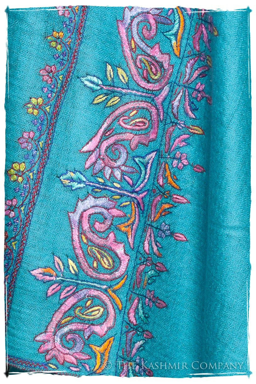 Orient Aqua Frontière L'amour Soft Cashmere Scarf/Shawl