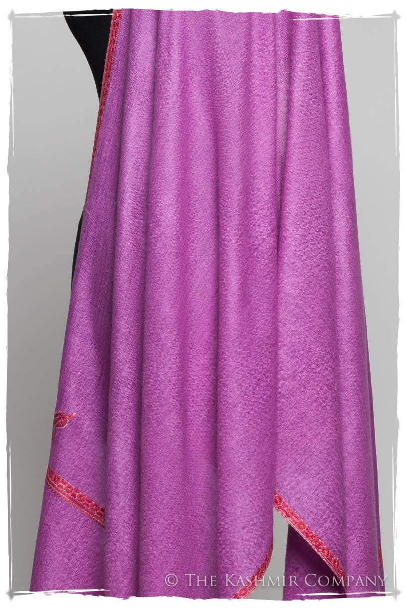 Frontière d'Iris Orchid L'amour Soft Cashmere Scarf/Shawl