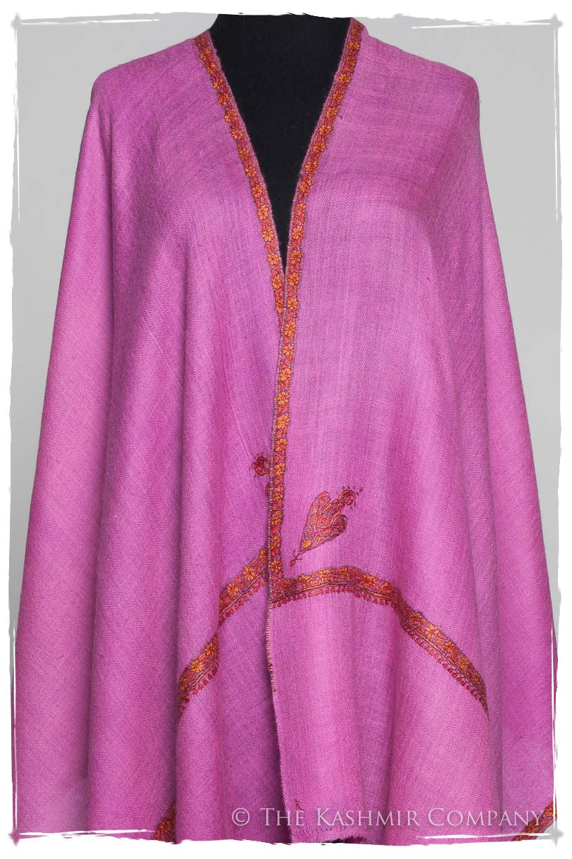 Frontière Rose de Fuschia L'amour Soft Cashmere Scarf/Shawl