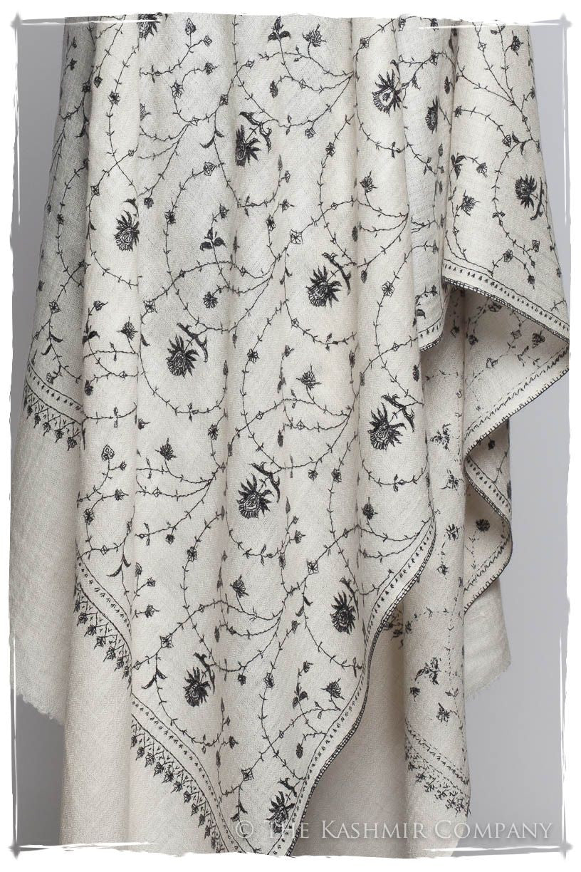 Clair de Lune Jardin L'amour Soft Cashmere Scarf/Shawl