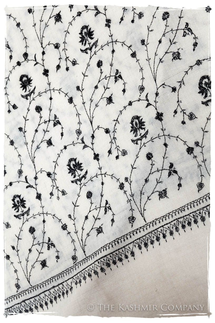 Clair de Lune Jardin L'amour Soft Cashmere Scarf/Shawl