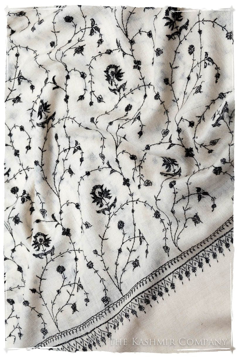 Clair de Lune Jardin L'amour Soft Cashmere Scarf/Shawl