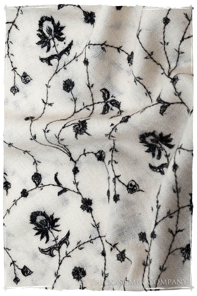 Clair de Lune Jardin L'amour Soft Cashmere Scarf/Shawl