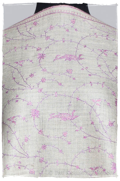 Lilac de Byzance Paisley L'amour Soft Cashmere Scarf/Shawl