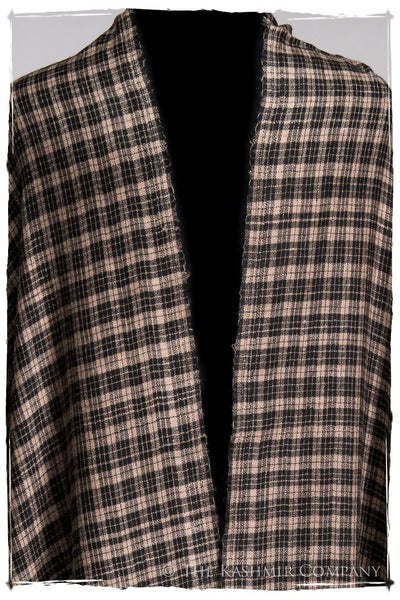 The Black Watch - Mens Handloom Pashmina Shawl