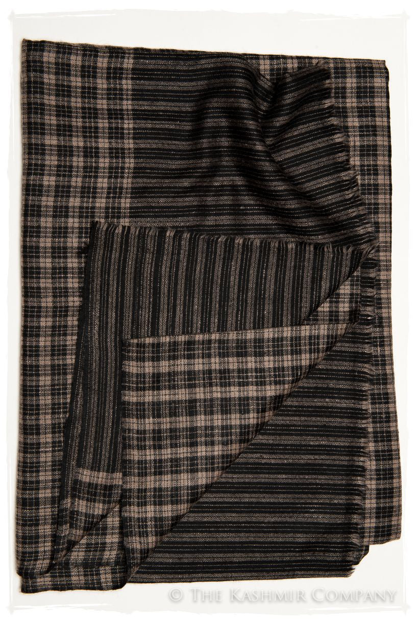 The Black Watch - Mens Handloom Pashmina Shawl