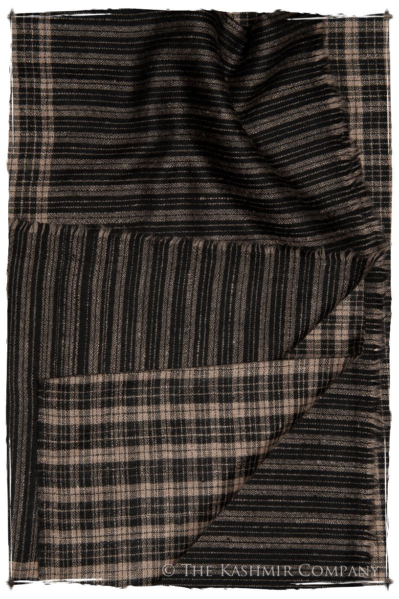 The Black Watch - Mens Handloom Pashmina Shawl