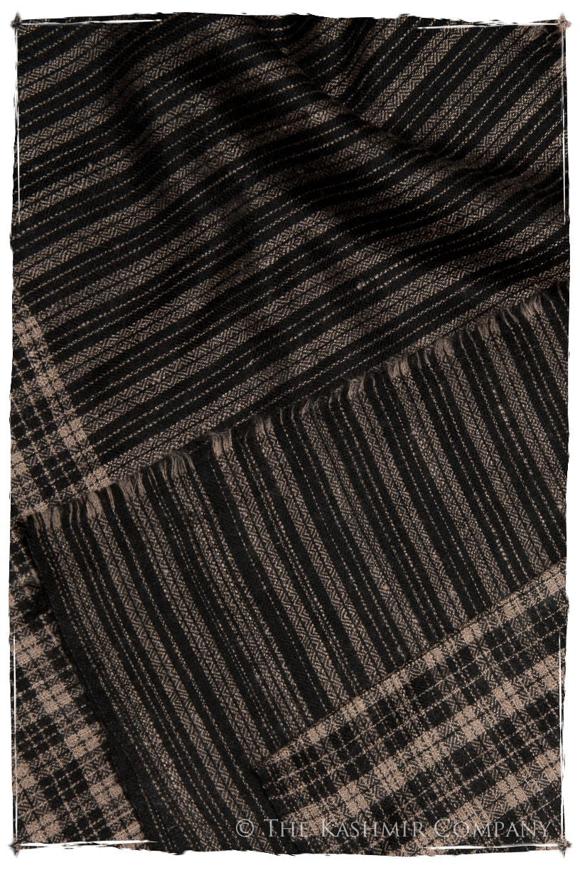 The Black Watch - Mens Handloom Pashmina Shawl