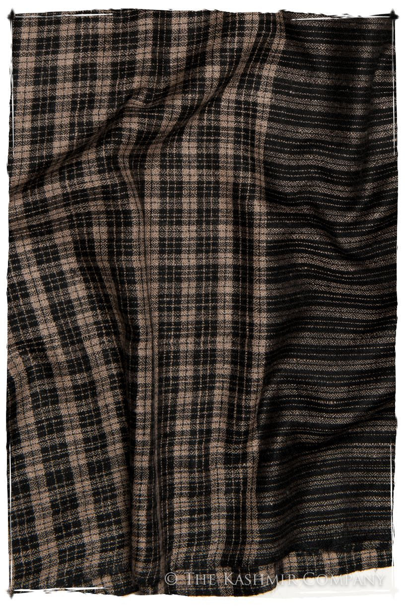 The Black Watch - Mens Handloom Pashmina Shawl