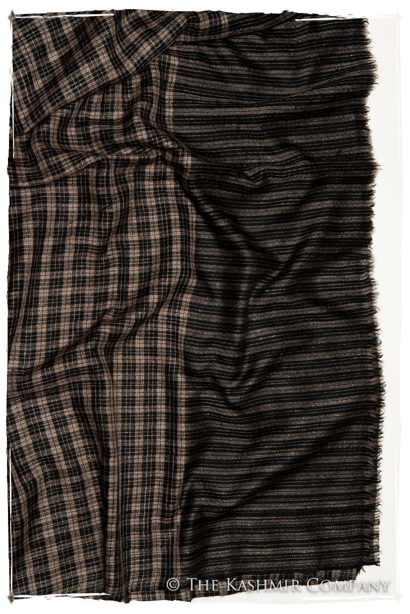 The Black Watch - Mens Handloom Pashmina Shawl