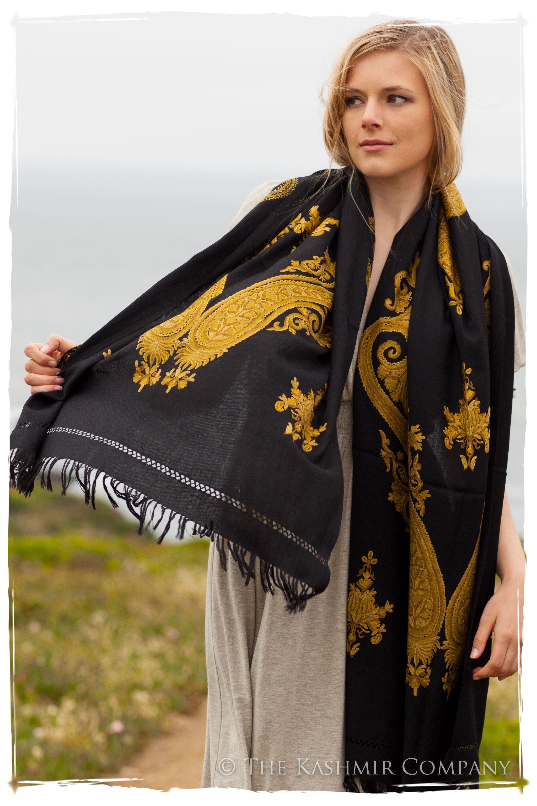 Oro Jaune d'amérique Royale Paisley Shawl