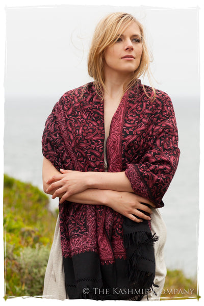 Le Chateau Gloxinia Paisley Shawl