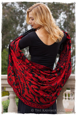 Rococo Rouge Palais Antiquaires Shawl