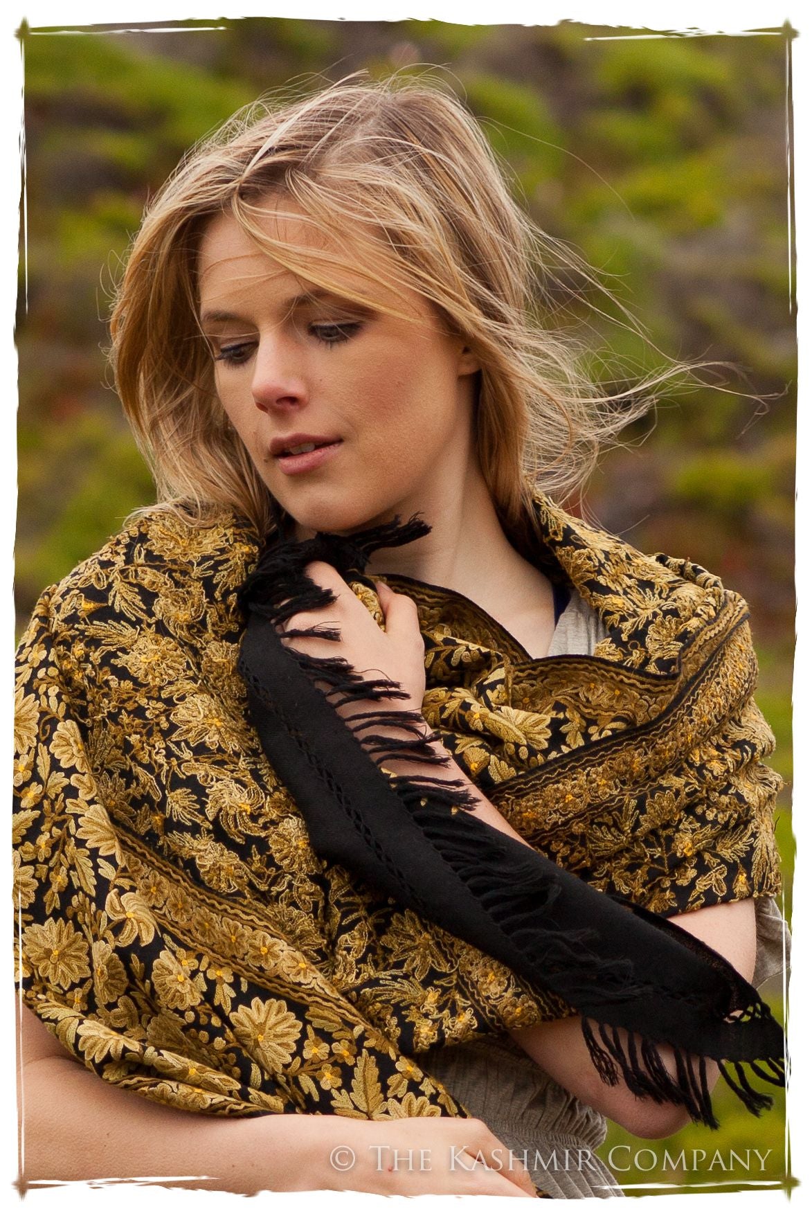 Jardin de Fleurs Bavière Antiquaires Shawl