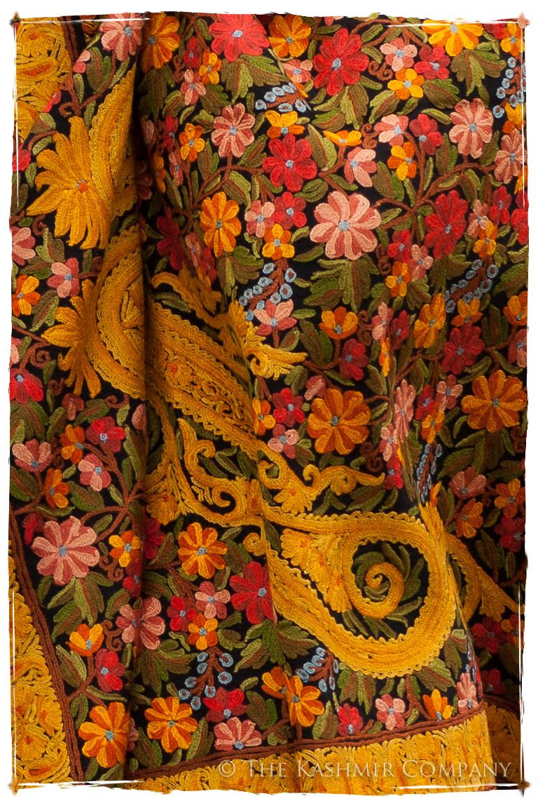 Jardin de élégance Mimosa Antiquaires Shawl