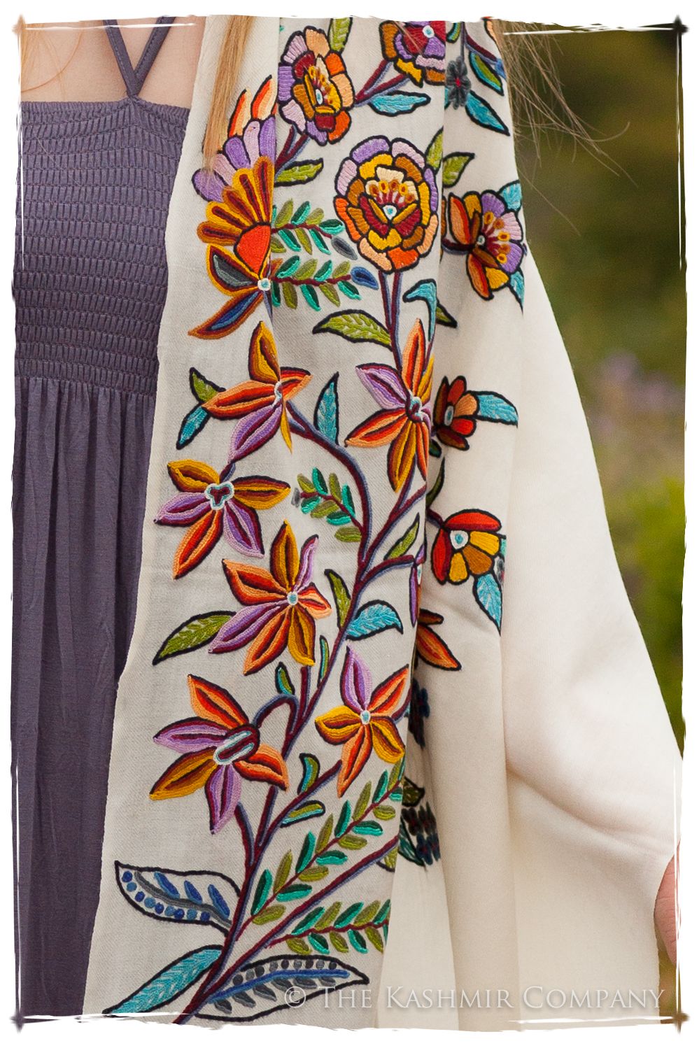 Nouvelle Soirée Célébration Ivory Shawl