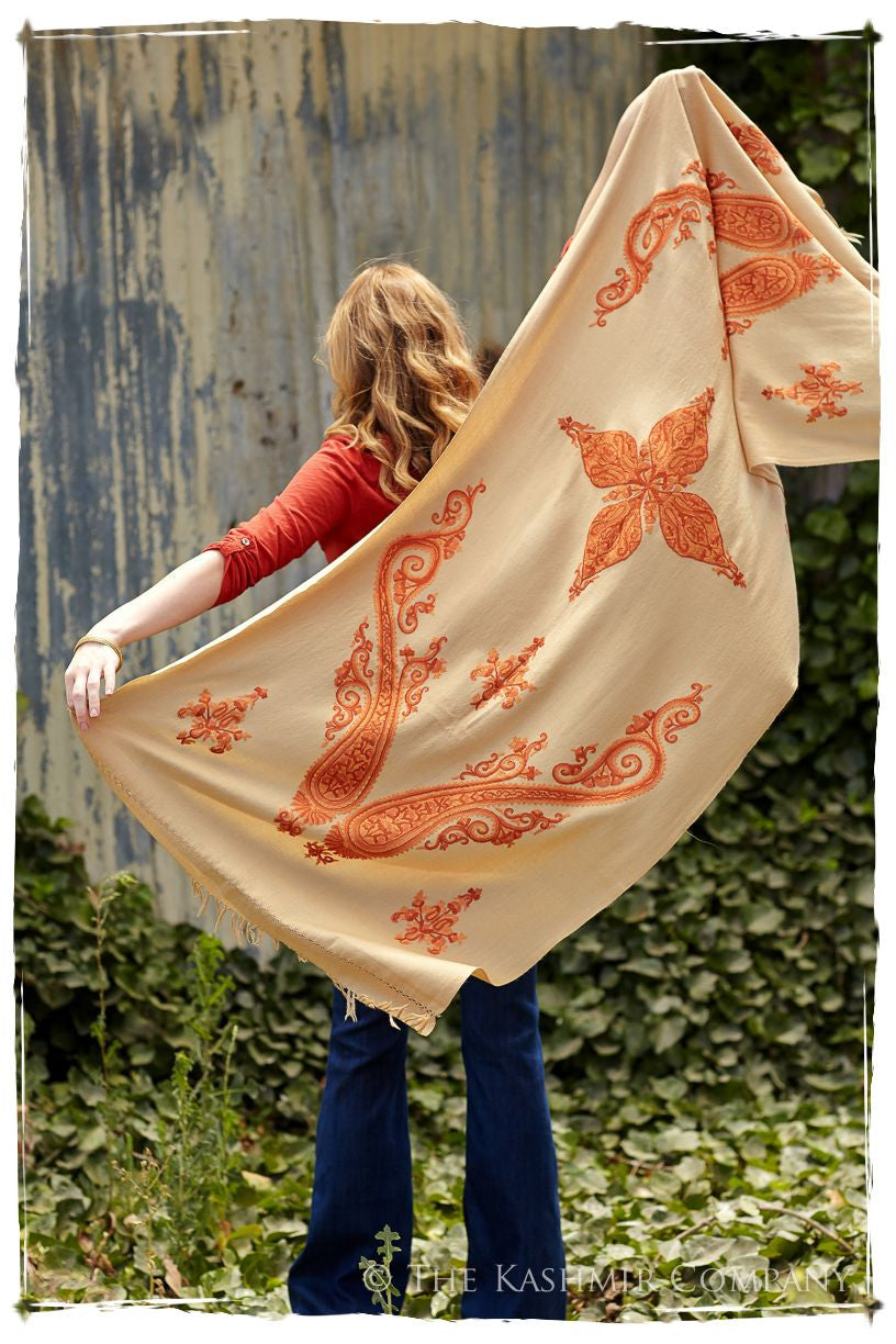 Rouille Paisley Chale Shawl