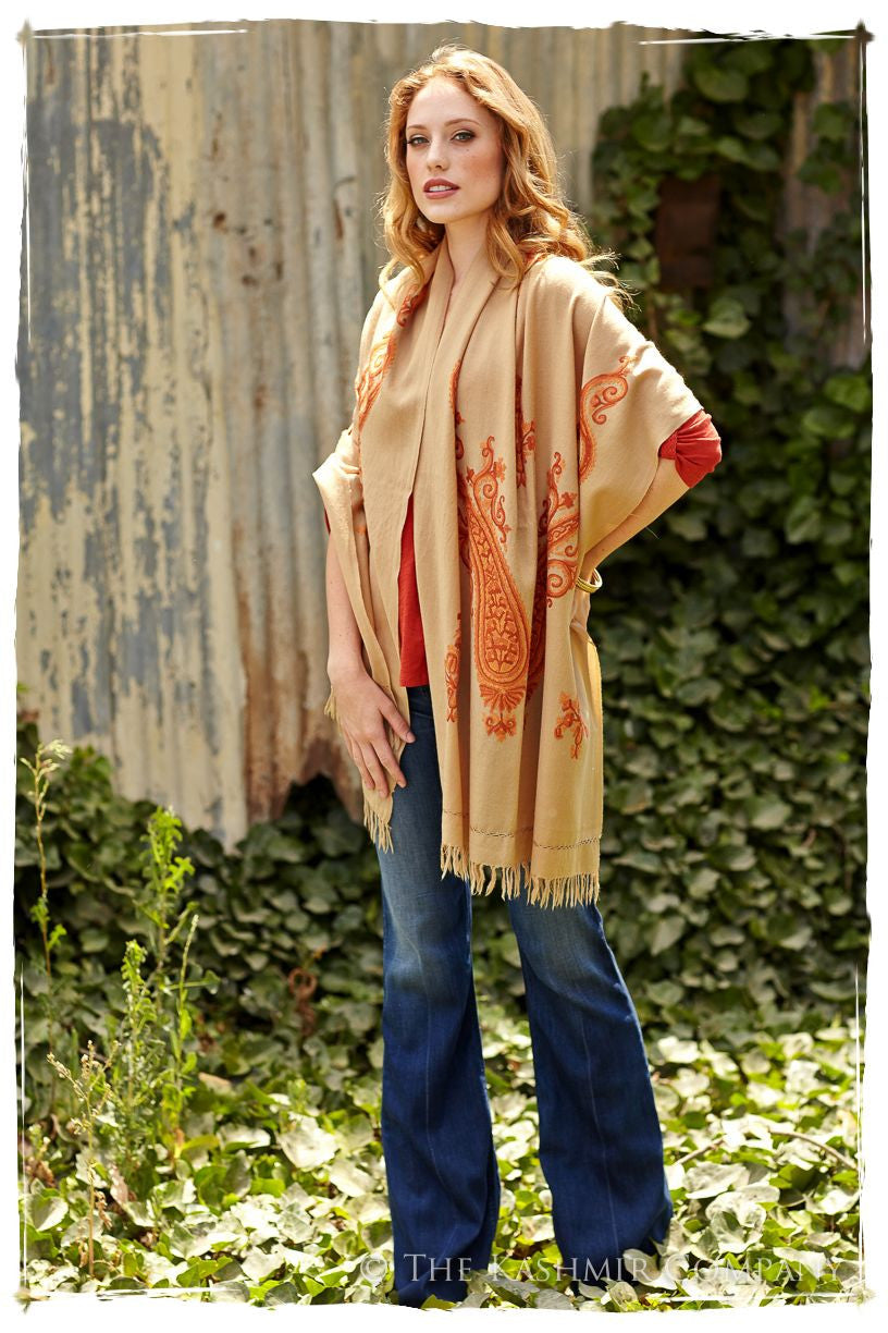 Rouille Paisley Chale Shawl
