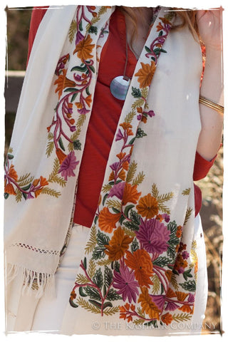 Frontiere Jardin de Lilas Mascarade Shawl