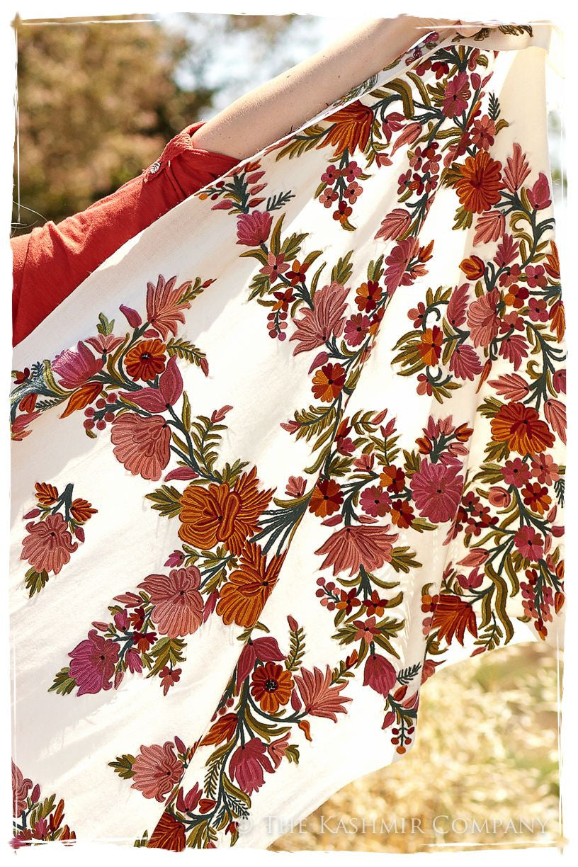 Jardin de Paris d'orchidee Shawl
