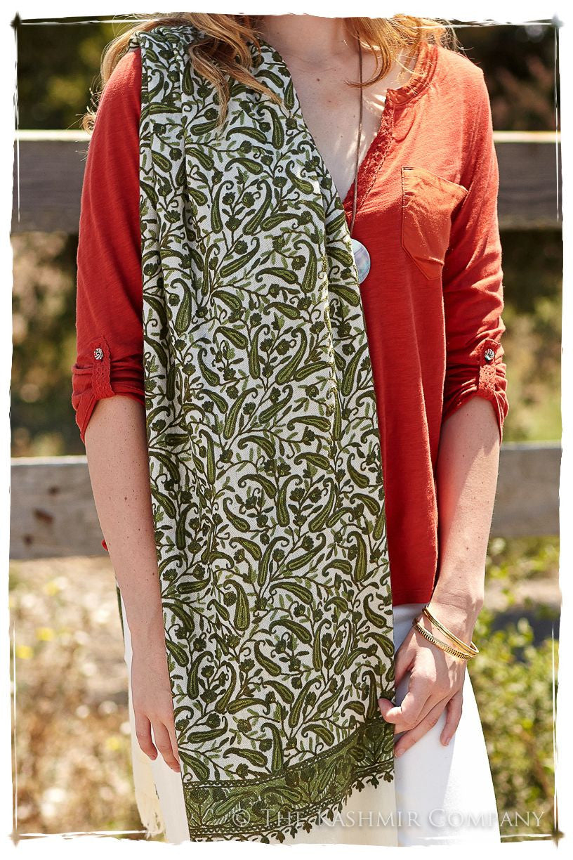 Prairie Francais Forest Paisley Shawl