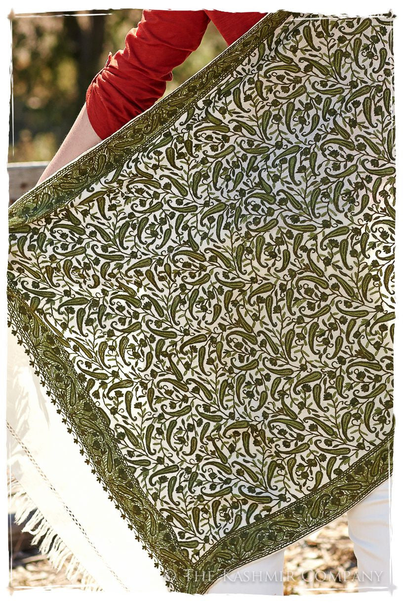 Prairie Francais Forest Paisley Shawl