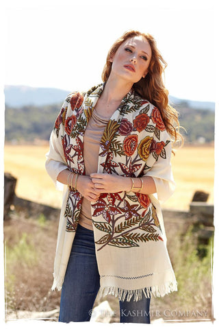 Nouvelle Soirée Sienna Ivory Shawl