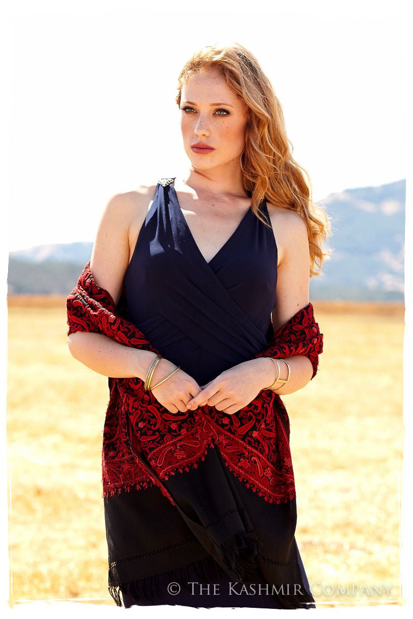 Le Chateau Sequoia Rouge Shawl