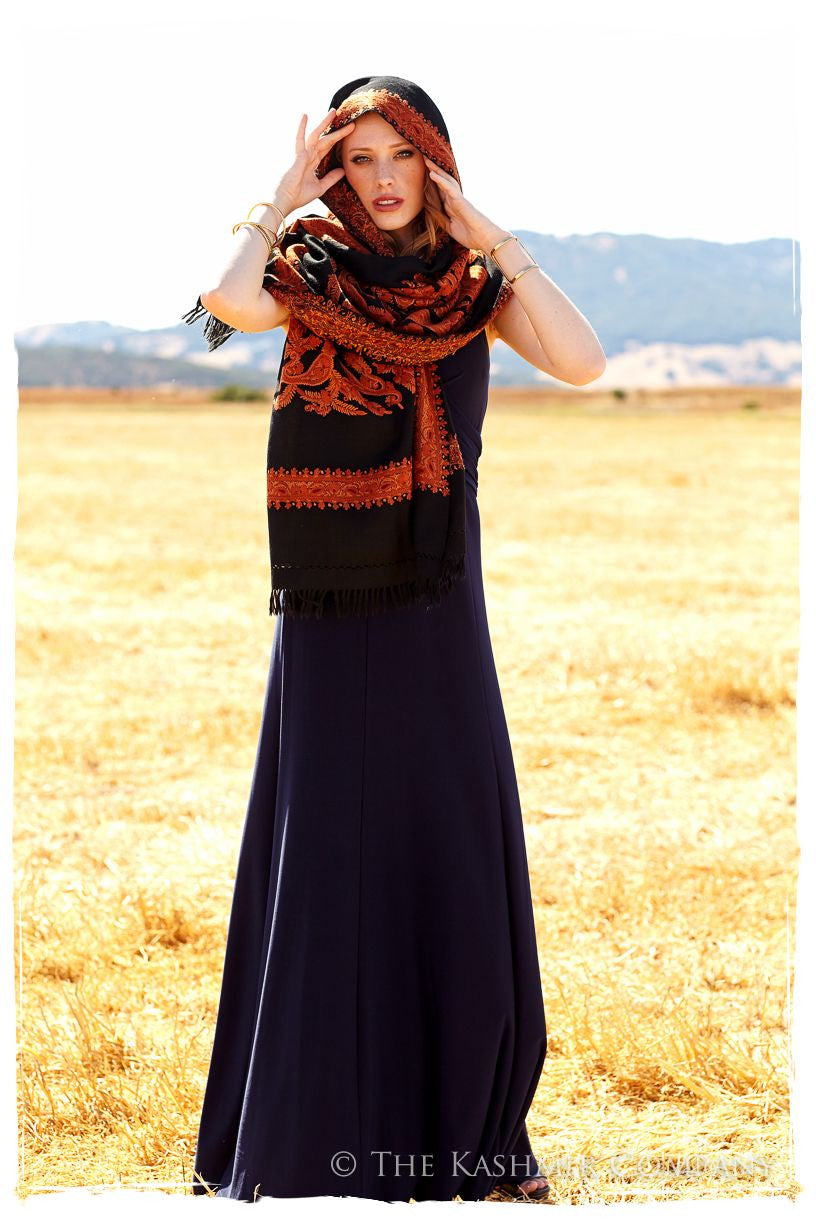 Frontiere Majestic Terre de Sienne Shawl