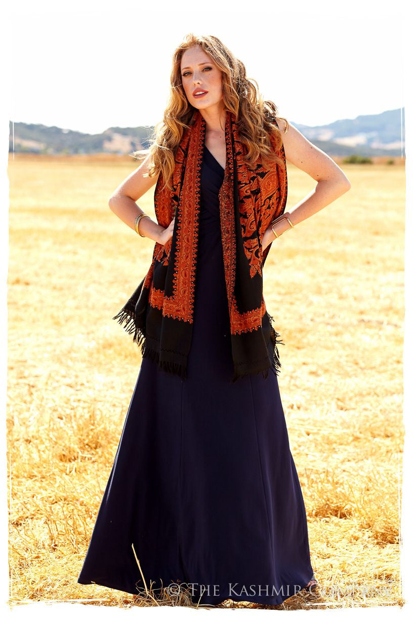 Frontiere Majestic Terre de Sienne Shawl