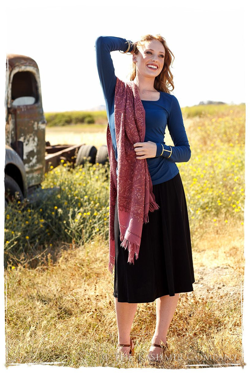 Jardin du Chateau de Cachemire Shawl