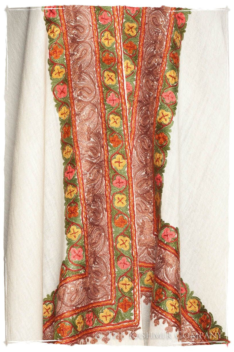 Trois Frontière Tuscany Ivoire Mascarade Shawl