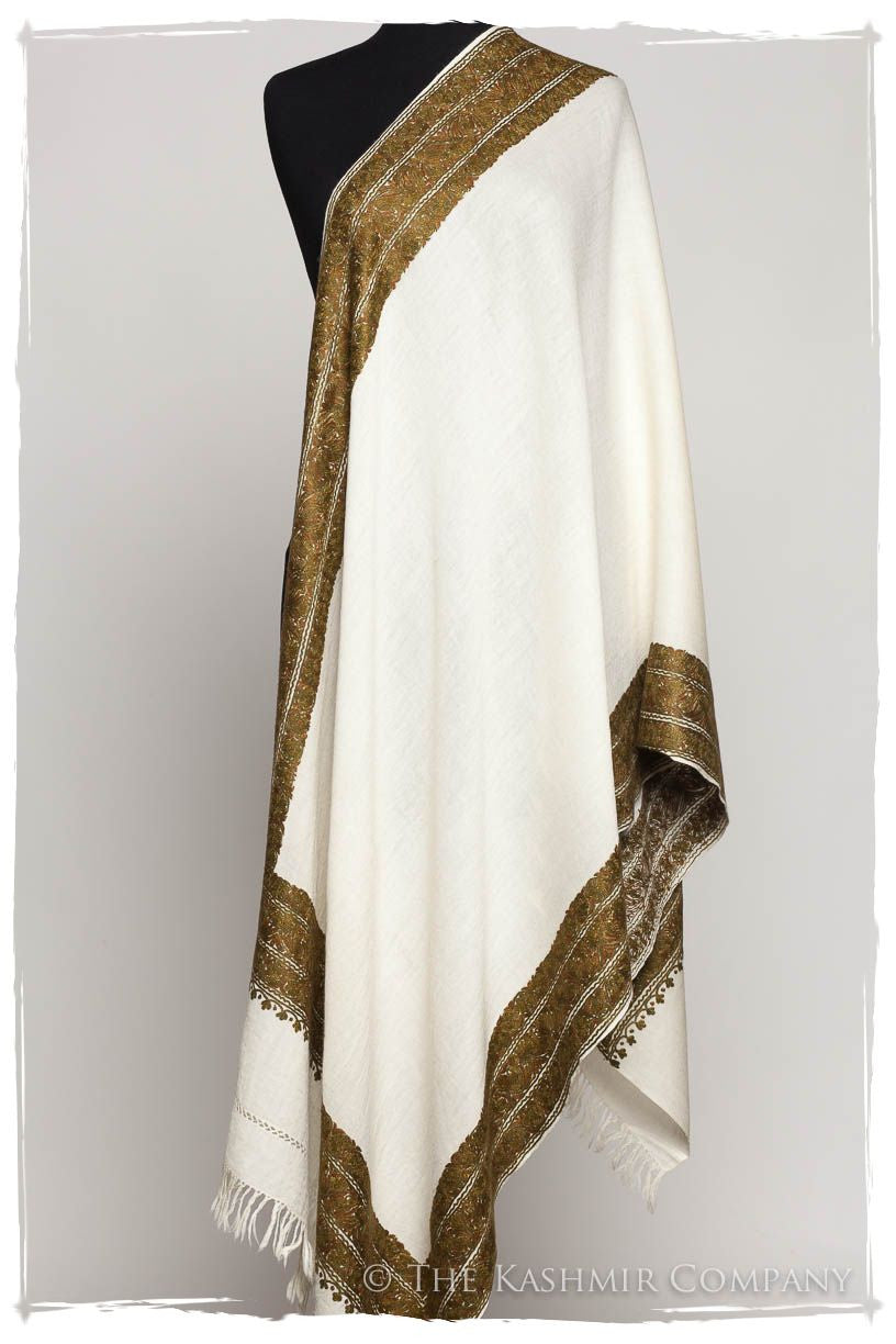 Trois Frontière Henna Ivoire Mascarade Shawl